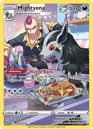Mightyena (TG09/30) Holofoil [SWSH: Astral Radiance Trainer Gallery] Pokemon Single Pokémon