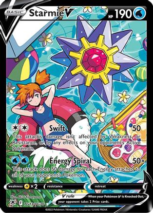 Starmie V (TG13/30) Holofoil [SWSH: Astral Radiance Trainer Gallery] Pokemon Single Pokémon