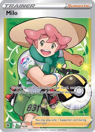 Milo (TG27/30) Holofoil [SWSH: Astral Radiance Trainer Gallery] Pokemon Single Pokémon
