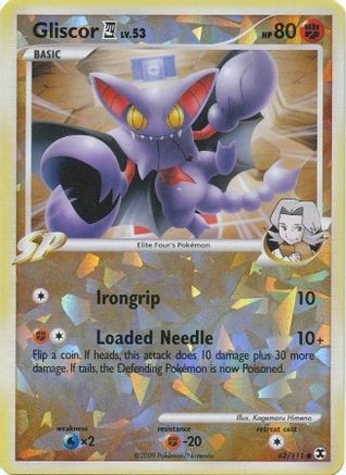 Gliscor E4 - 62/111 (Cracked Ice) Reverse Holofoil [Misc: Cards & Products] Pokemon Single Pokémon