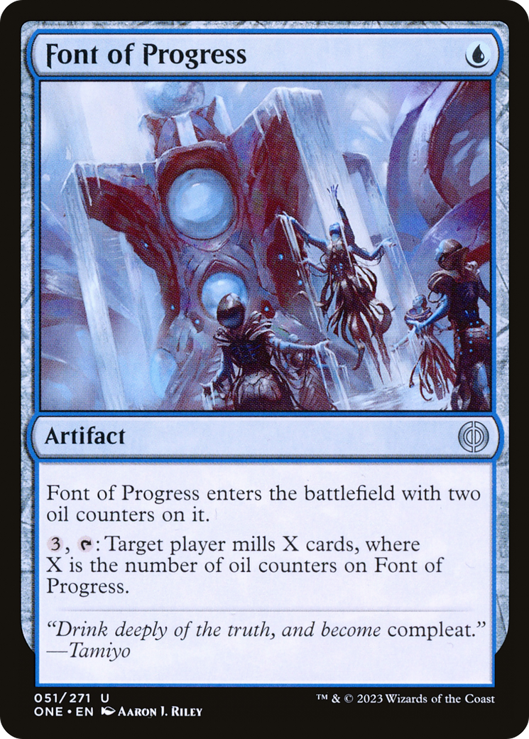 Font of Progress (ONE-051) [Phyrexia: All Will Be One] MTG Single Wizards of the Coast