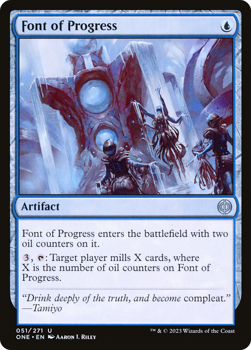 Font of Progress (ONE-051) [Phyrexia: All Will Be One] MTG Single Wizards of the Coast