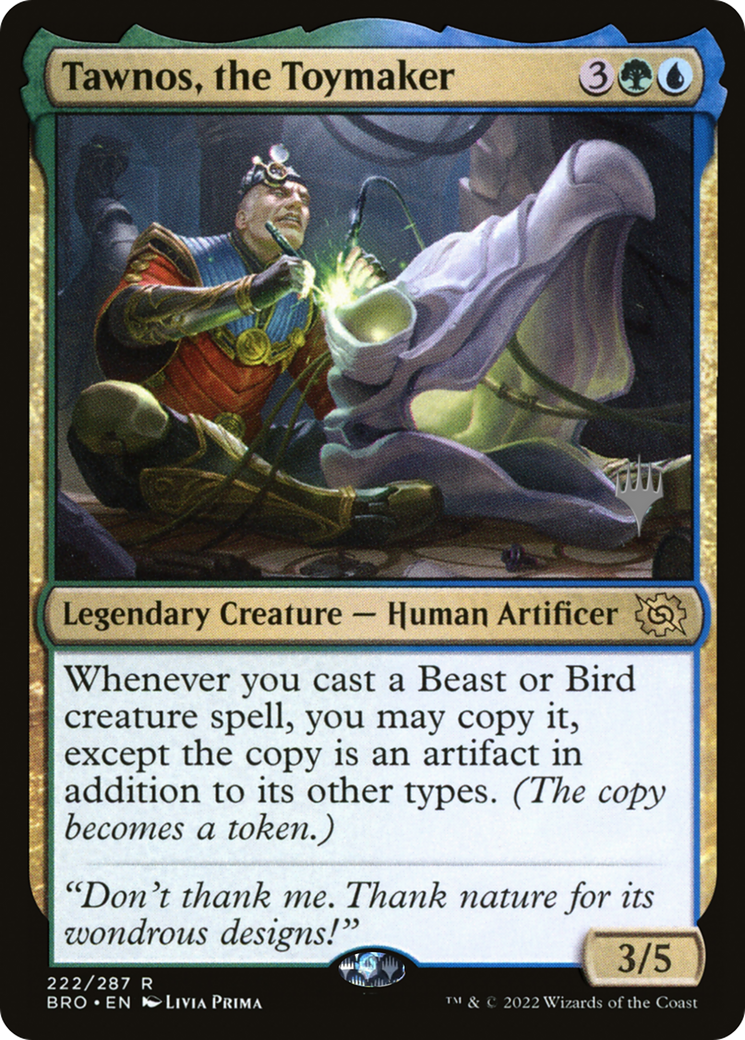 Tawnos, the Toymaker (PPBRO-222P) [The Brothers' War Promos] Foil MTG Single Wizards of the Coast