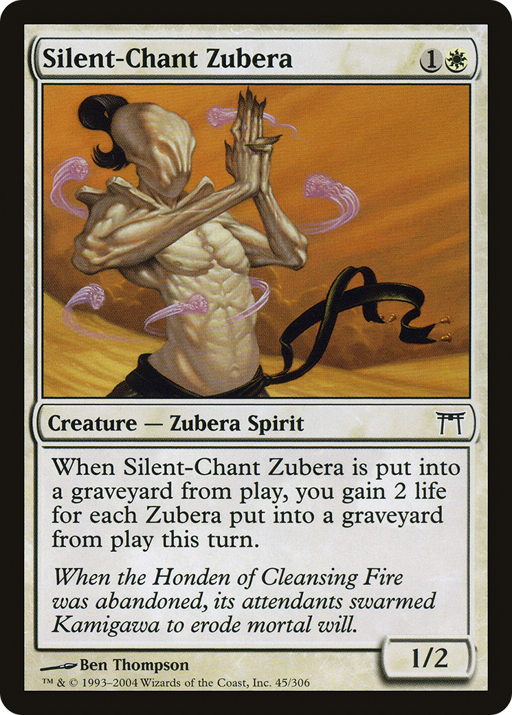 Silent-Chant Zubera (CHK-045) [Champions of Kamigawa] Foil MTG Single Wizards of the Coast