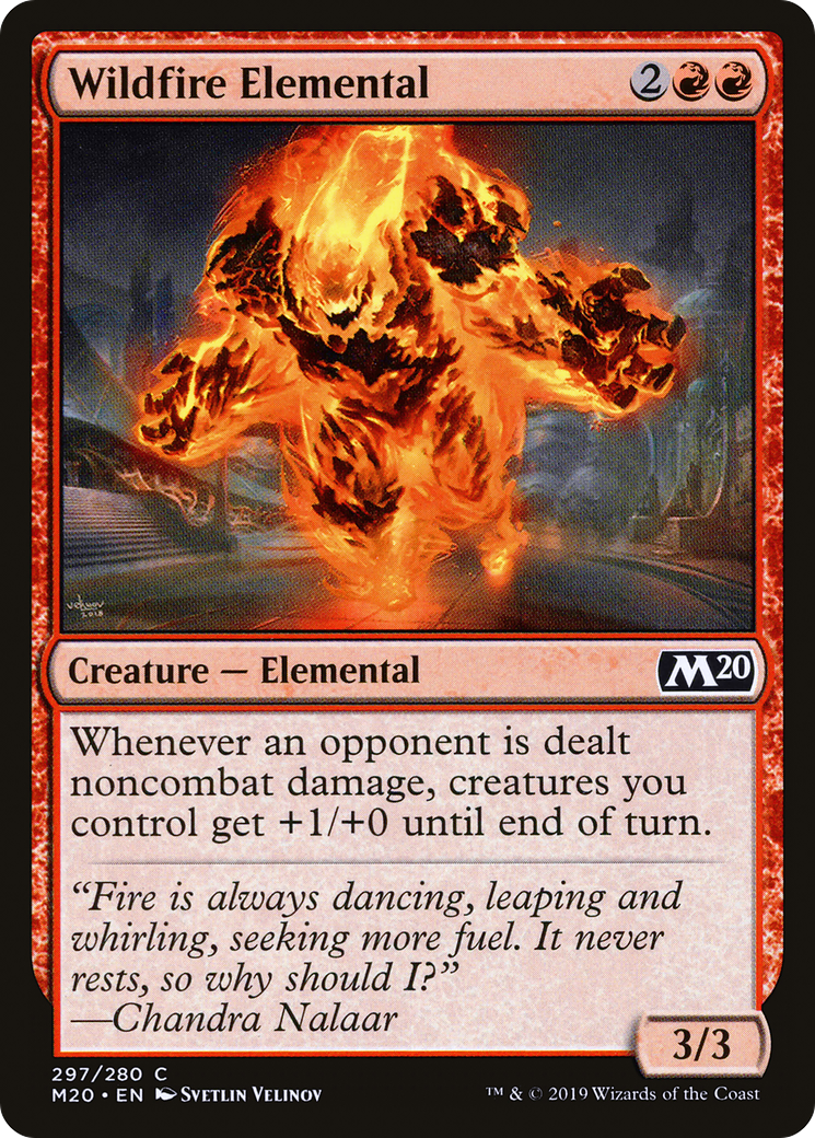 Wildfire Elemental (M20-297) [Core Set 2020] MTG Single Wizards of the Coast
