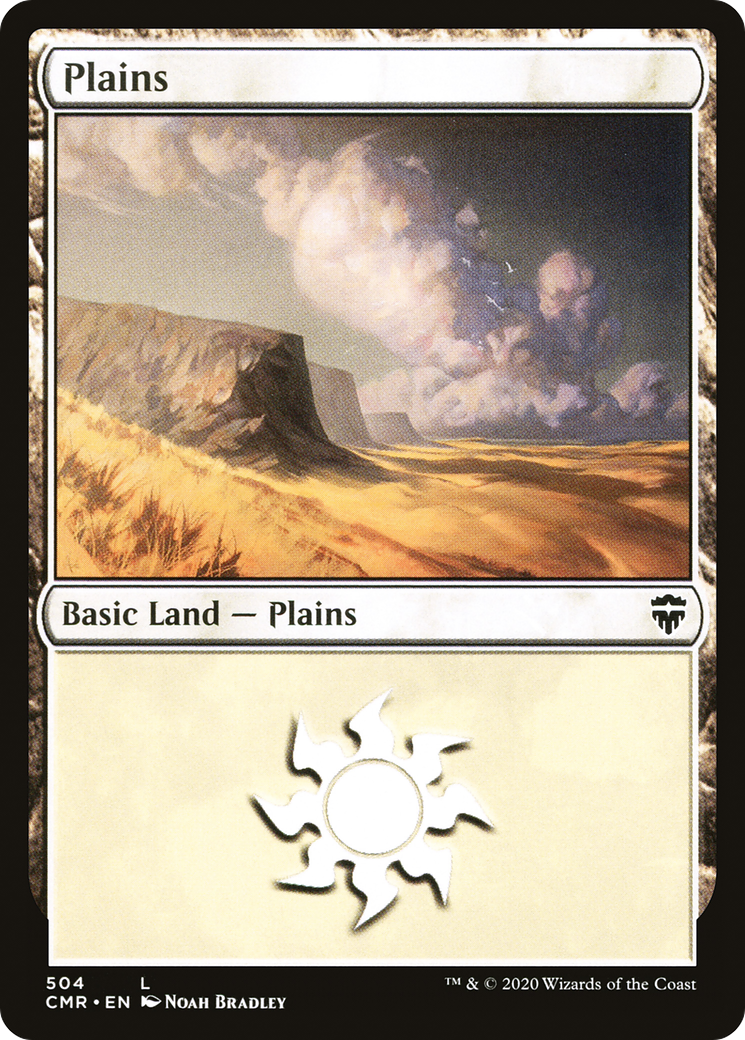 Plains (CMR-504) [Commander Legends] MTG Single Wizards of the Coast
