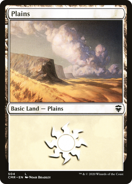 Plains (CMR-504) [Commander Legends] MTG Single Wizards of the Coast