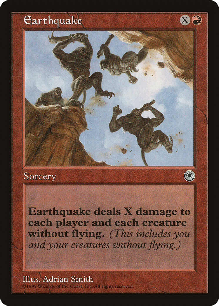 Earthquake (POR-) [Misc] Portal MTG Single Wizards of the Coast
