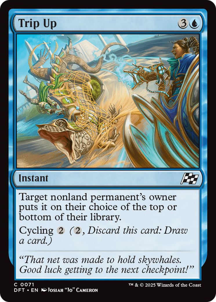 Trip Up (DFT-071) [Aetherdrift] Foil MTG Single Wizards of the Coast