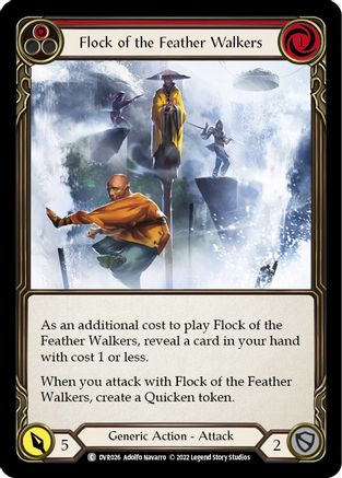 Flock of the Featherwalkers (Red) [DVR026] (Classic Battles: Rhinar vs Dorinthea) Flesh And Blood Single Flesh And Blood   