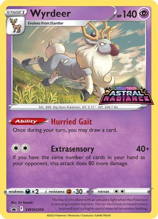 Wyrdeer - SWSH206 (SWSH206/307) Holofoil [Promos: SWSH Promo Cards] Pokemon Single Pokémon