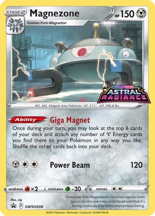 Magnezone - SWSH208 (SWSH208/307) Holofoil [Promos: SWSH Promo Cards] Pokemon Single Pokémon