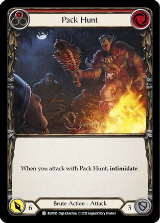 Pack Hunt (Red) [RVD010] (Classic Battles: Rhinar vs Dorinthea) Flesh And Blood Single Flesh And Blood   