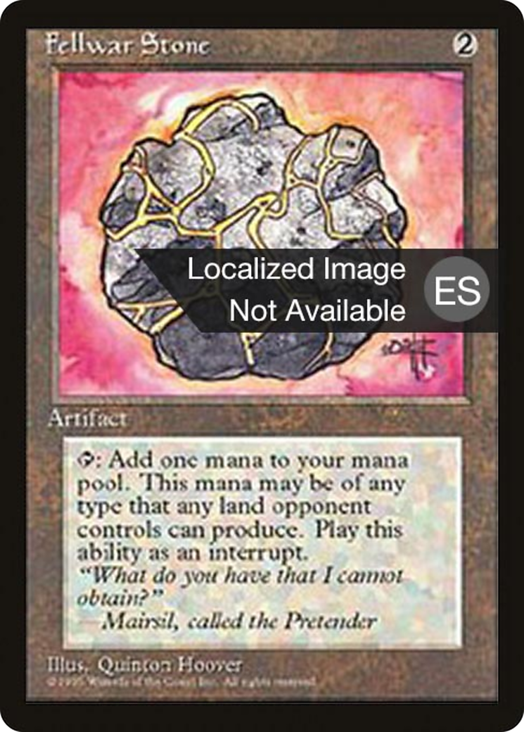 Fellwar Stone (4BB-337) [Fourth Edition Foreign Black Border] MTG Single Wizards of the Coast