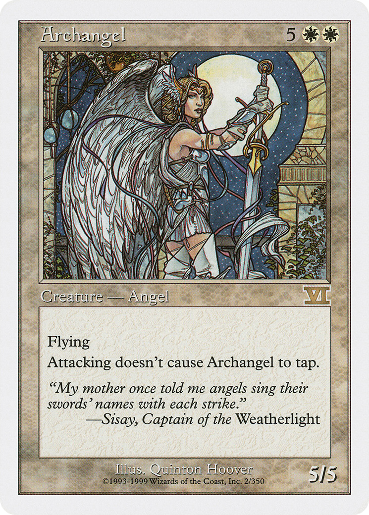 Archangel (6ED-002) [Classic Sixth Edition] MTG Single Wizards of the Coast
