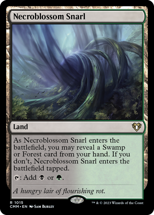 Necroblossom Snarl (CMM-1015) [Commander Masters] MTG Single Wizards of the Coast