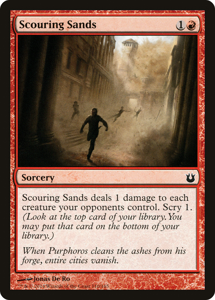 Scouring Sands (BNG-110) [Born of the Gods] MTG Single Wizards of the Coast