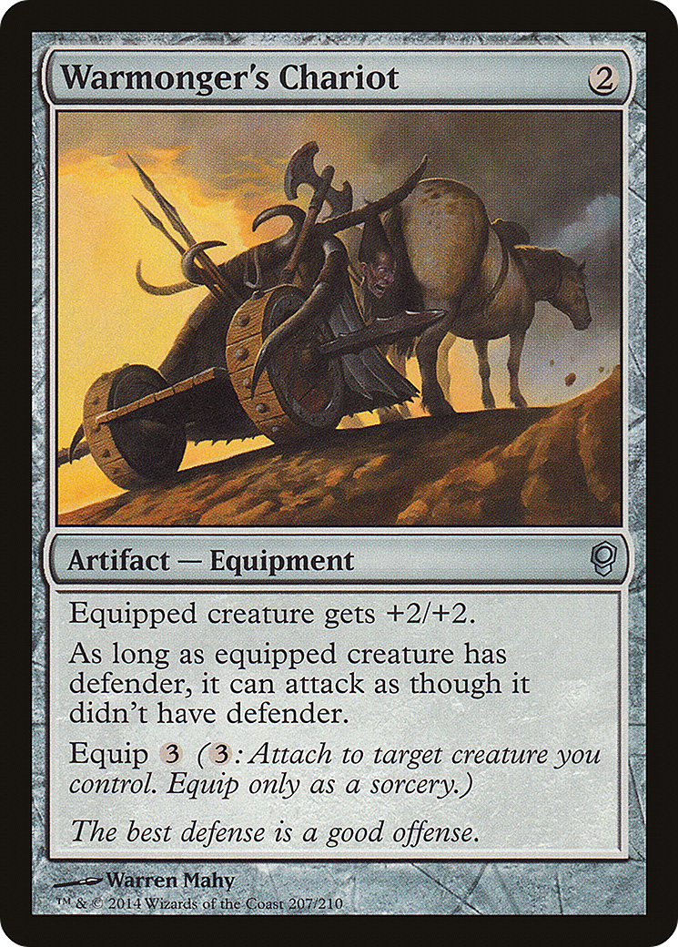 Warmonger's Chariot (CNS-207) [Conspiracy] Foil MTG Single Wizards of the Coast