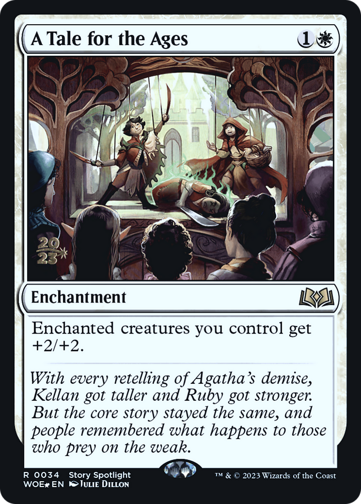 A Tale for the Ages (PRE-034) [Wilds of Eldraine Promos] Foil MTG Single Wizards of the Coast