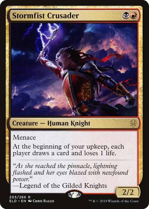 Stormfist Crusader (ELD-203) [Throne of Eldraine] MTG Single Wizards of the Coast