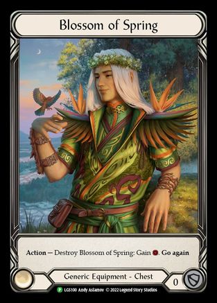 Blossom of Spring [LGS100] (Promo)  Cold Foil Flesh And Blood Single Flesh And Blood   