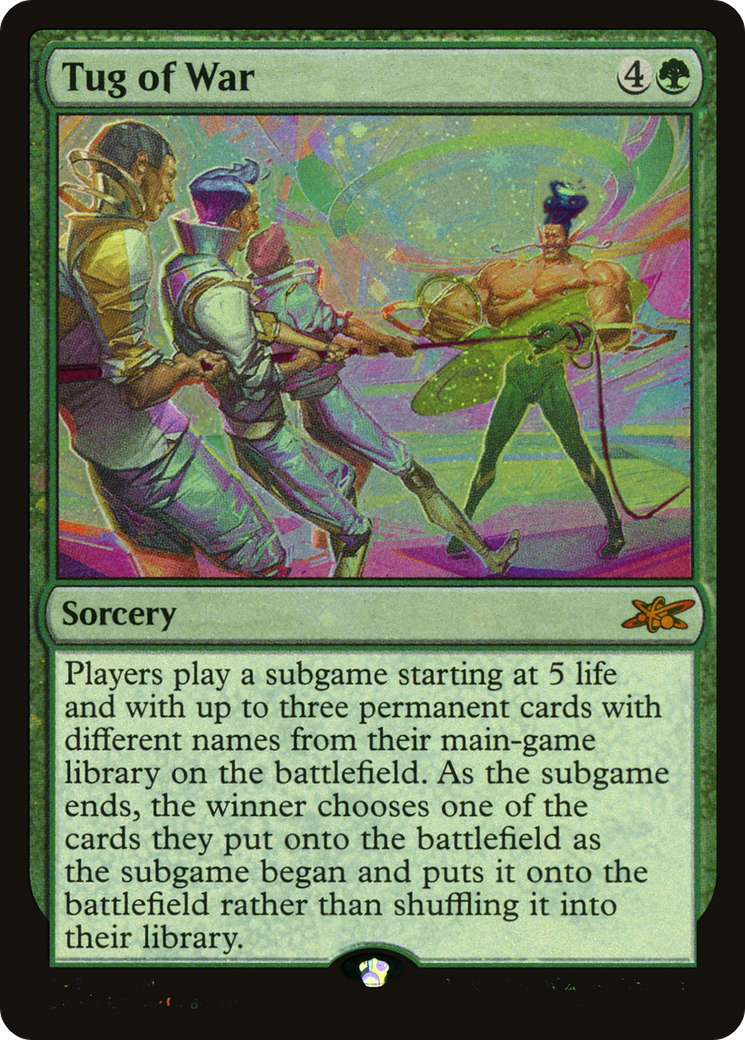 Tug of War (Galaxy Foil) (UNF-445) [Unfinity] Foil MTG Single Wizards of the Coast