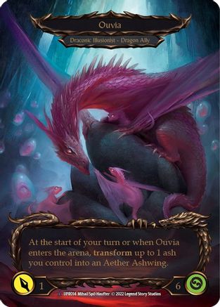 Invoke Ouvia // Ouvia (Marvel) [UPR014] (Uprising)  Cold Foil Flesh And Blood Single Flesh And Blood   