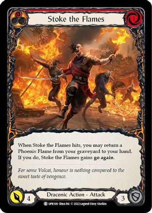 Stoke the Flames [UPR100] (Uprising) Flesh And Blood Single Flesh And Blood   