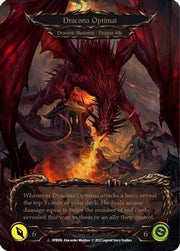 Invoke Dracona Optimai // Dracona Optimai (Marvel) [UPR006] (Uprising)  Cold Foil Flesh And Blood Single Flesh And Blood   