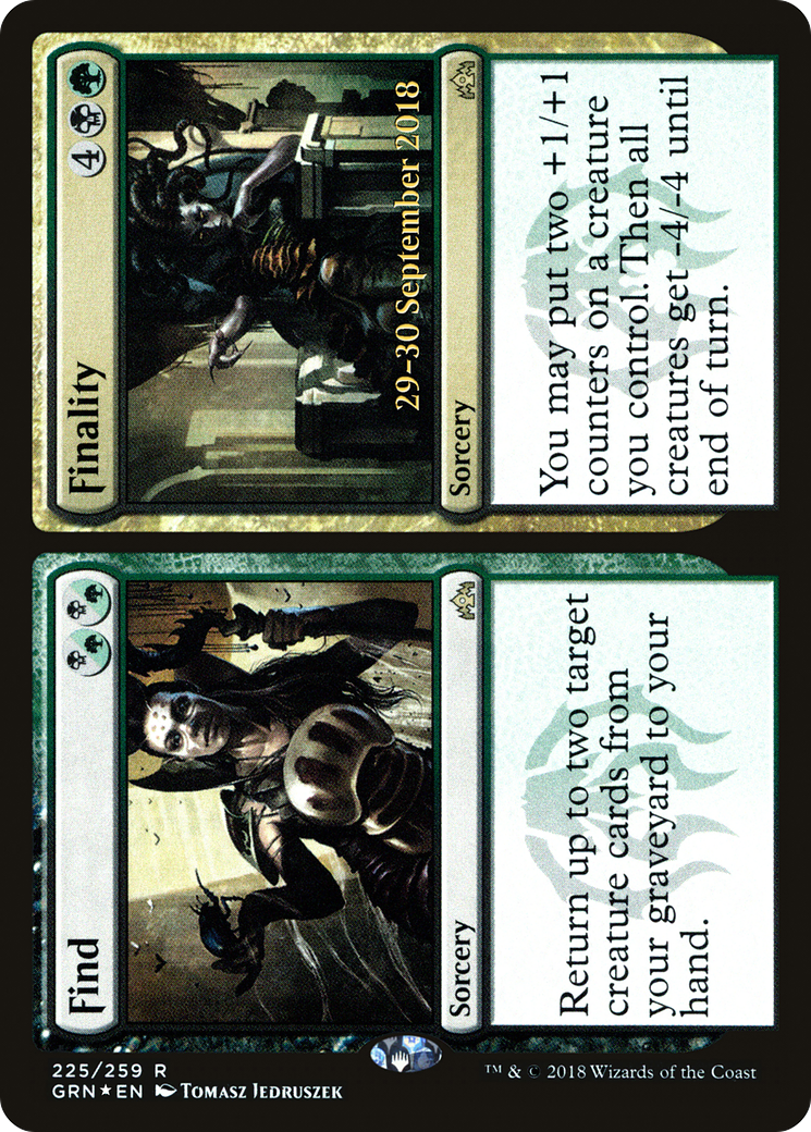 Find // Finality (PRE-225) [Guilds of Ravnica Promos] Foil MTG Single Wizards of the Coast