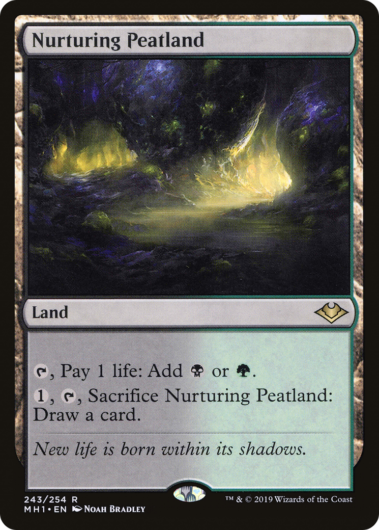 Nurturing Peatland [Modern Horizons] MTG Single Magic: The Gathering