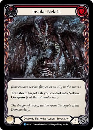 Invoke Nekria // Nekria [UPR013] (Uprising) Flesh And Blood Single Flesh And Blood   