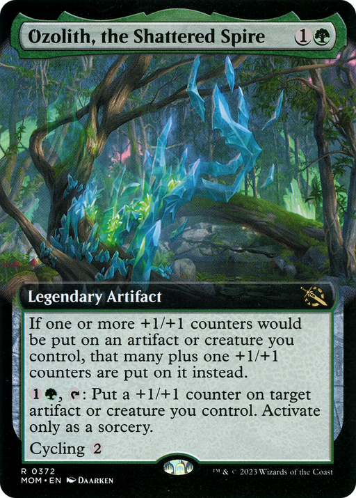 Ozolith, the Shattered Spire (MOM-372) [March of the Machine] (Extended Art) MTG Single Wizards of the Coast