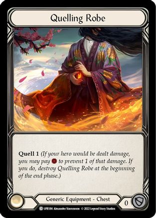 Quelling Robe [UPR184] (Uprising)  Cold Foil Flesh And Blood Single Flesh And Blood   