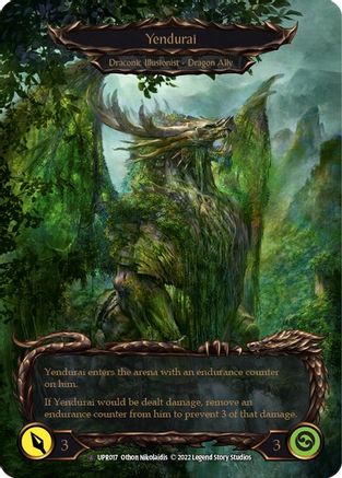 Invoke Yendurai // Yendurai (Marvel) [UPR017] (Uprising)  Cold Foil Flesh And Blood Single Flesh And Blood   