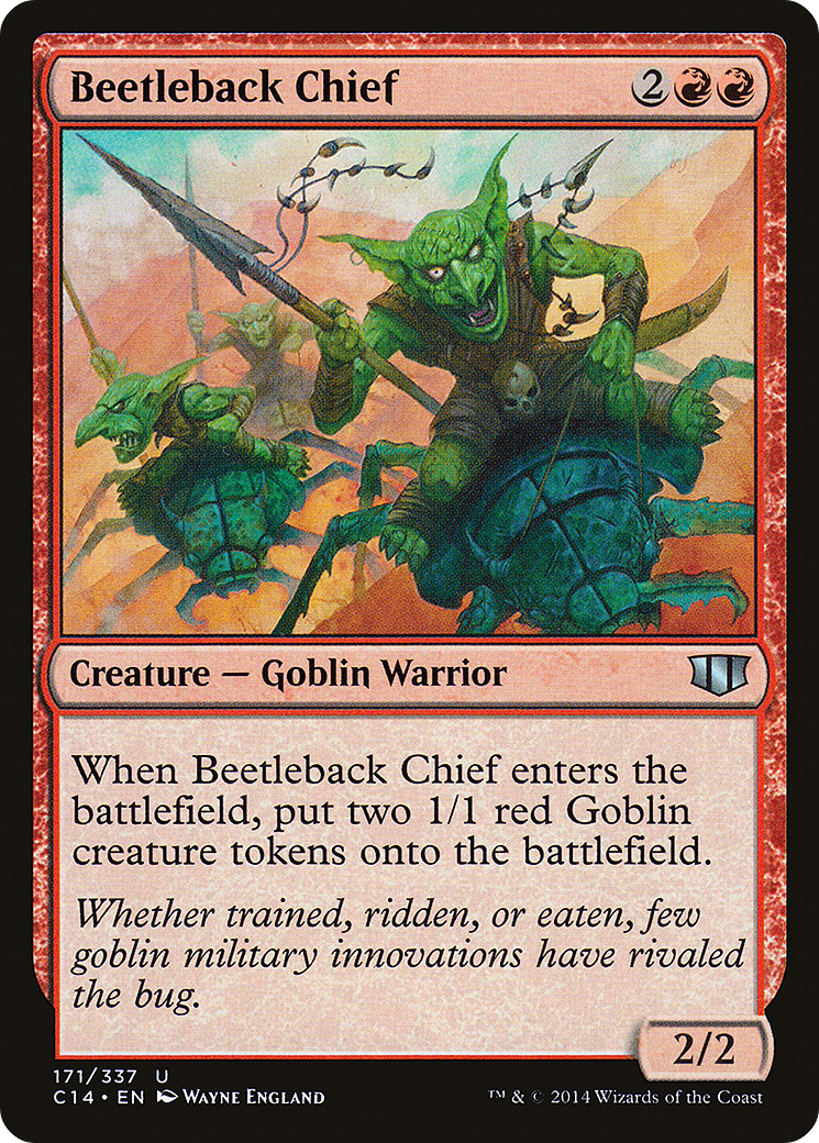Beetleback Chief (C14-171) [Commander 2014] MTG Single Wizards of the Coast