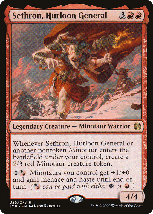 Sethron, Hurloon General (JMP-025) [Jumpstart] MTG Single Wizards of the Coast