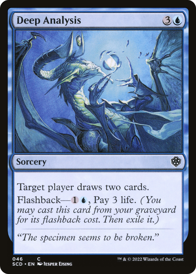 Deep Analysis (SCD-046) [Starter Commander Decks] MTG Single Wizards of the Coast