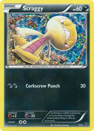 Scraggy - 7/12 (/12) Holofoil [Promos: McDonalds Promos 2016] Pokemon Single Pokémon