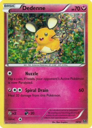 Dedenne - 10/12 (/12) Holofoil [Promos: McDonalds Promos 2016] Pokemon Single Pokémon