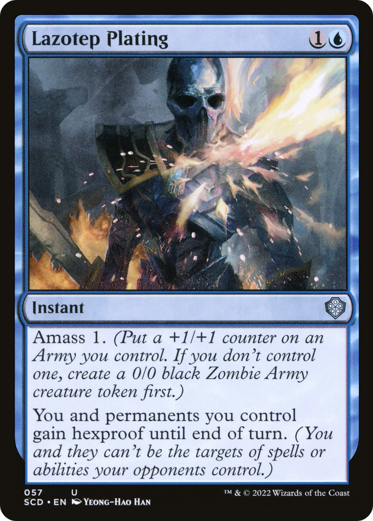 Lazotep Plating (SCD-057) [Starter Commander Decks] MTG Single Wizards of the Coast