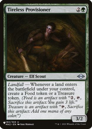 Tireless Provisioner (LIST-180/303) [Mystery Booster] The List Reprints MTG Single Wizards of the Coast