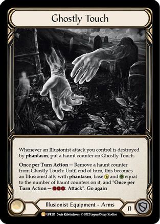 Ghostly Touch [UPR151] (Uprising)  Cold Foil Flesh And Blood Single Flesh And Blood   