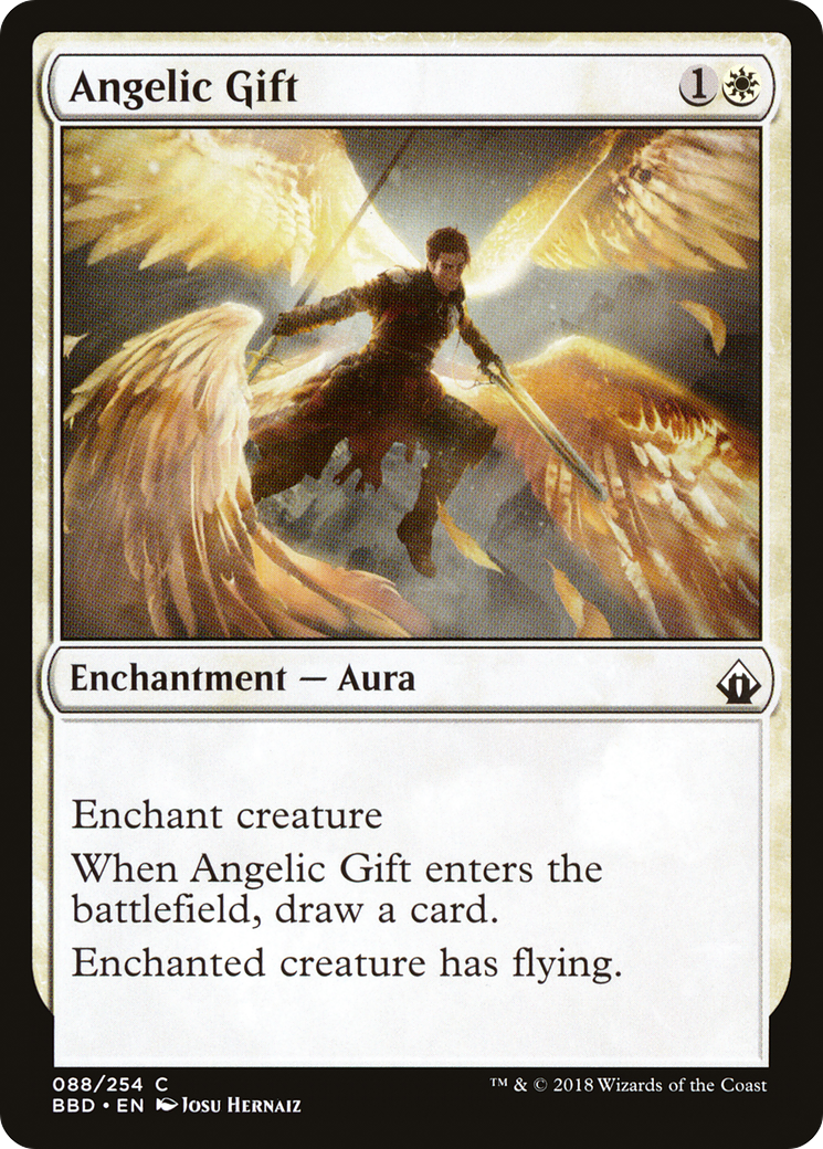 Angelic Gift (BBD-088) [Battlebond] Foil MTG Single Wizards of the Coast