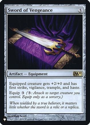 Sword of Vengeance (LIST-216) [Mystery Booster] The List Reprints MTG Single Wizards of the Coast