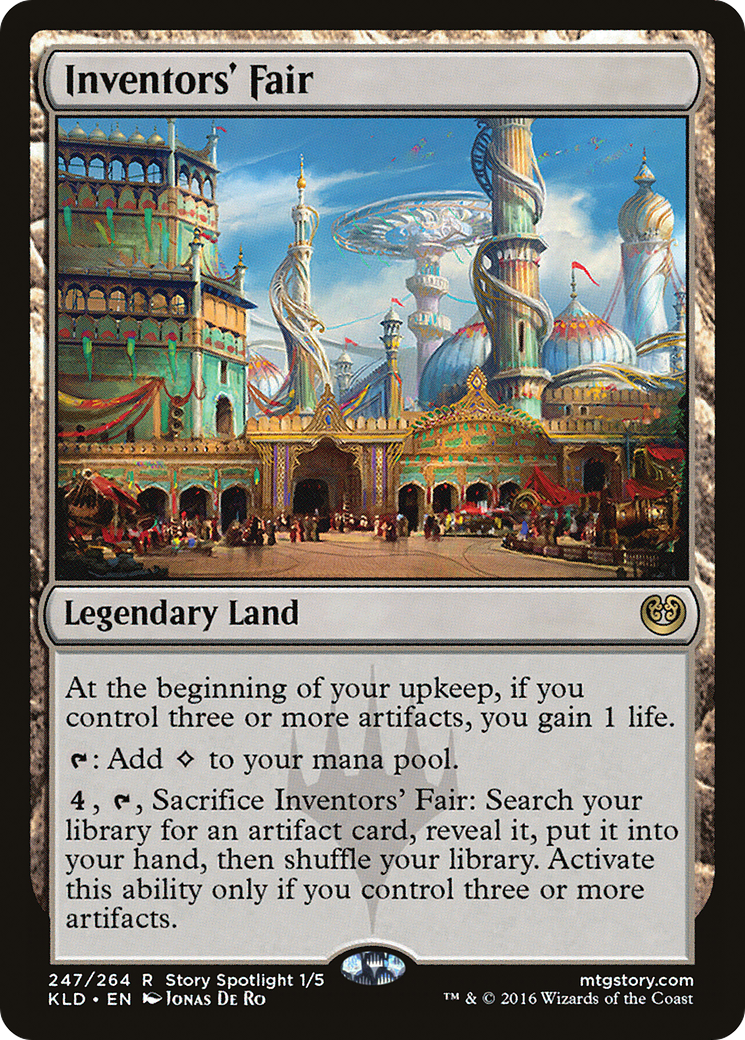 Inventors' Fair (KLD-247) [Kaladesh] Foil MTG Single Wizards of the Coast