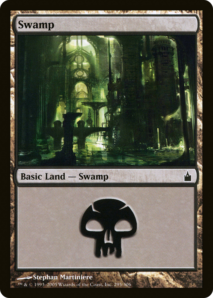 Swamp (RAV-295) [Ravnica: City of Guilds] Foil MTG Single Wizards of the Coast
