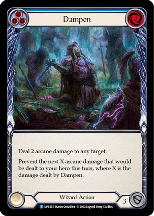 Dampen (Blue) [UPR172] (Uprising) Flesh And Blood Single Flesh And Blood   