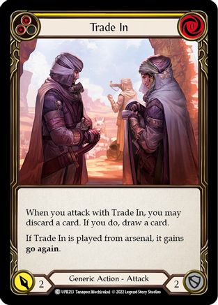 Trade In (Yellow) [UPR213] (Uprising)  Rainbow Foil Flesh And Blood Single Flesh And Blood   