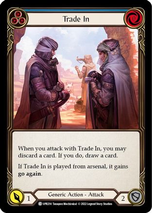 Trade In (Blue) [UPR214] (Uprising)  Rainbow Foil Flesh And Blood Single Flesh And Blood   
